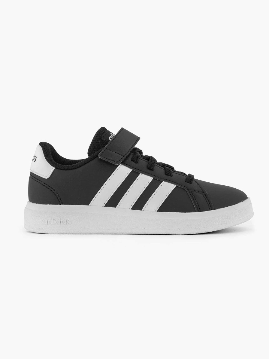 Boys' Shoes | adidas Black Grand Court El C