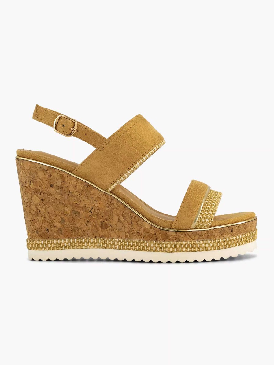 Sandals | Graceland Camel Sandalette