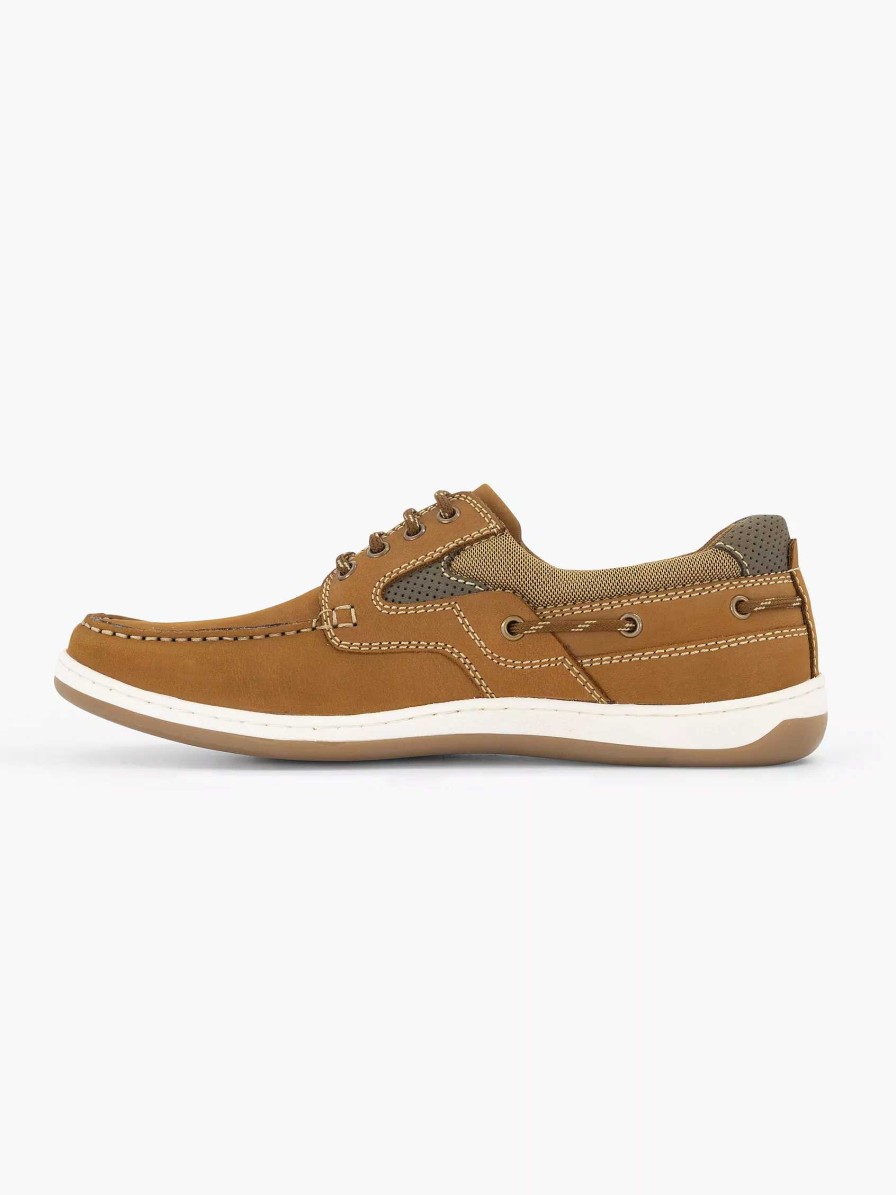 Dress Shoes | Gallus Brown Leather Lace-Up Shoe