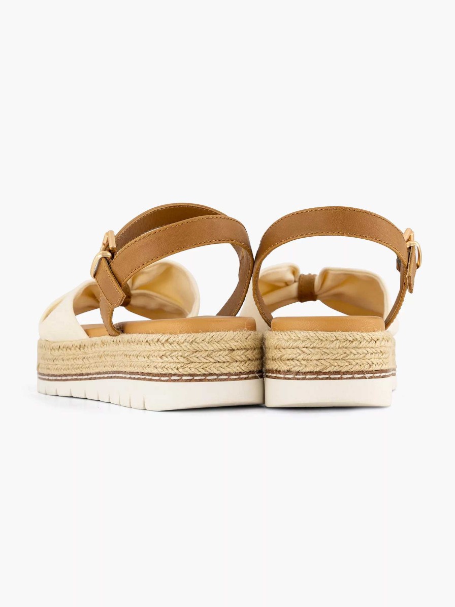 Sandals | Esprit Beige Platform Sandal