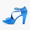 Pumps | Graceland Blue Pump Satin