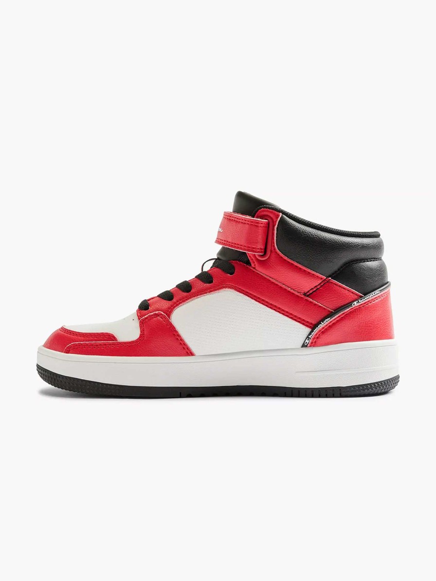 Boys' Shoes | Champion Red Midcut Shoe Rebound 2.0 Mid