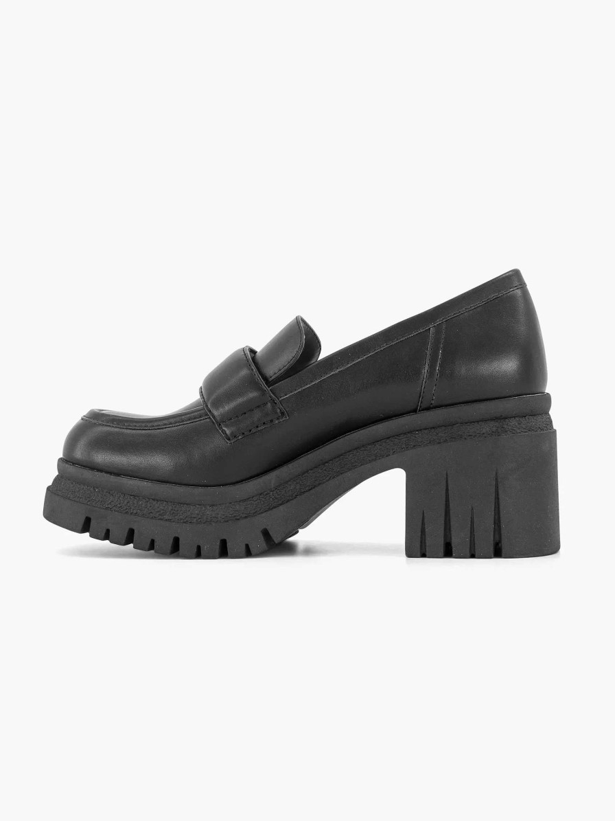 Pumps | Oxmox Black Platform Loafer