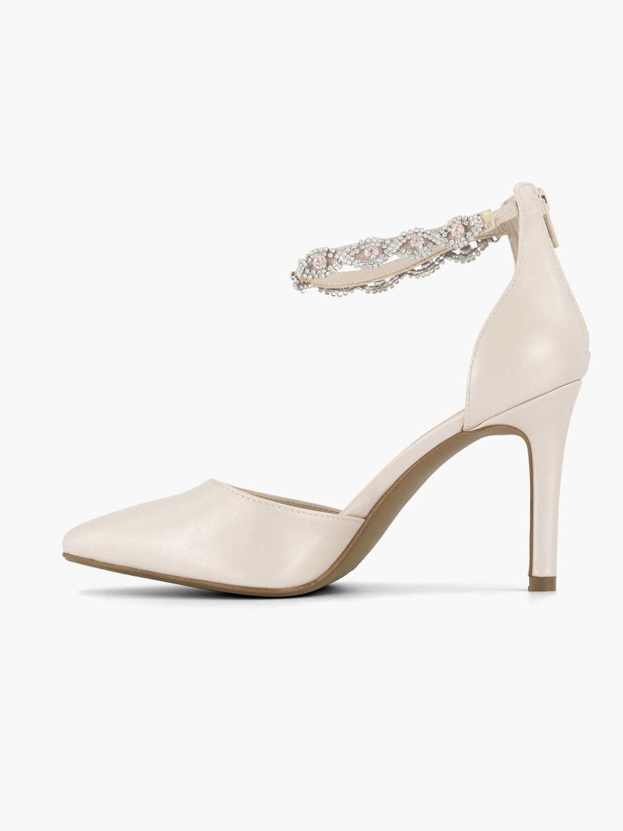 Pumps | Graceland Nude Pump Gemstones