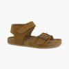 Boys' Shoes | Vty Brown Leather Sandal Velcro