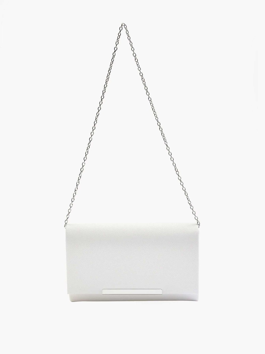 Online Exclusive Accessories | Graceland White Clutch