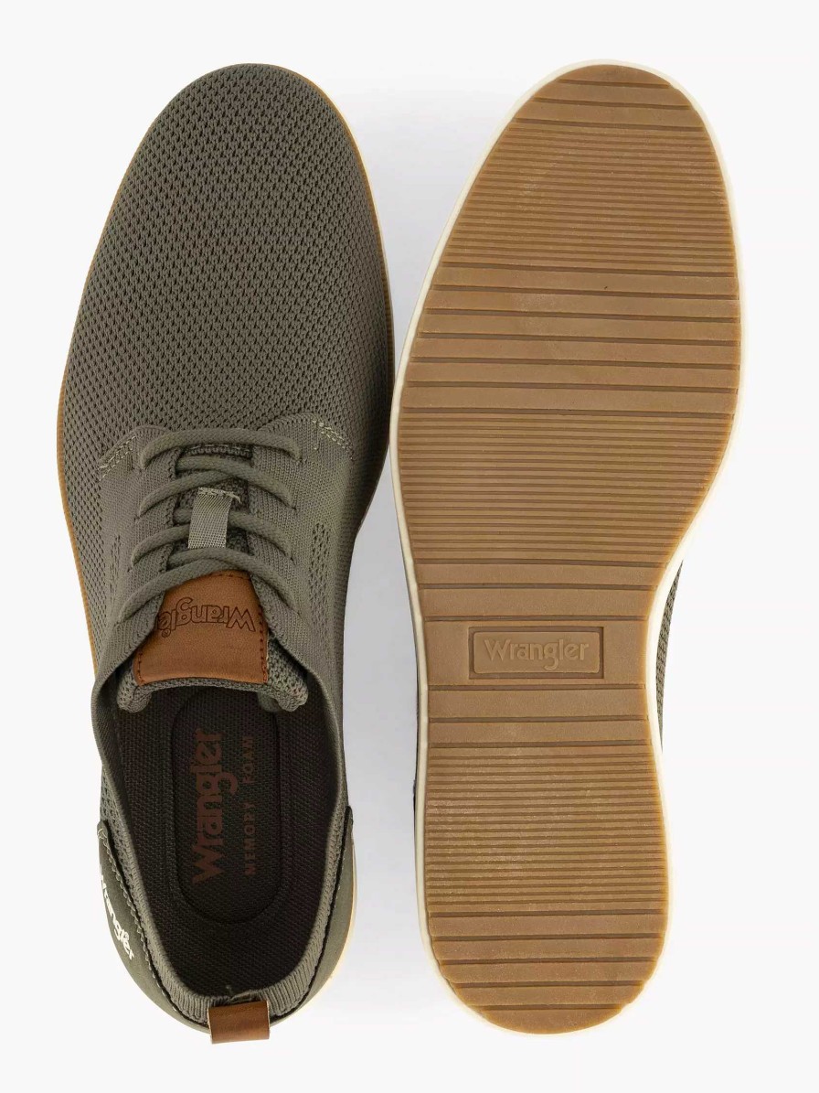 Dress Shoes | Wrangler Olive Lace-Up Shoe