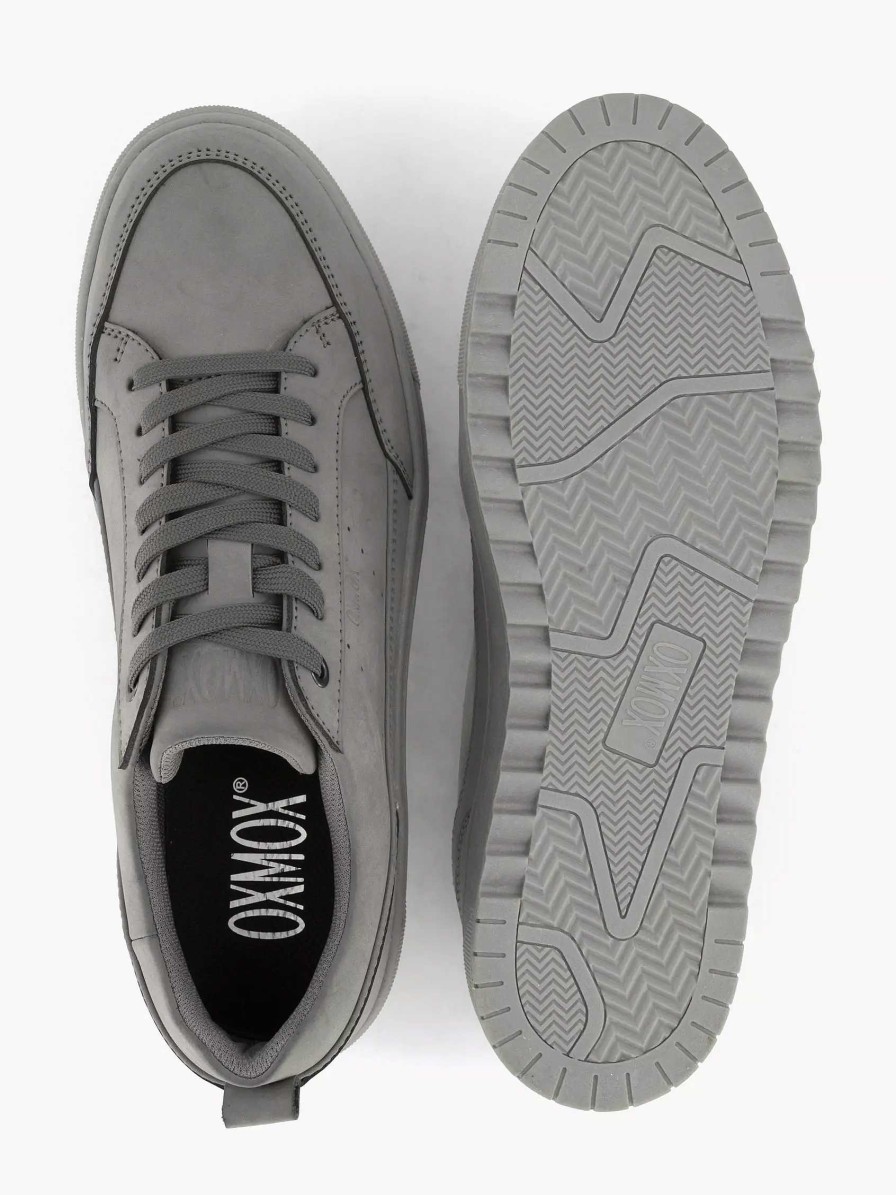 Sneakers | Oxmox Gray Leather Sneaker