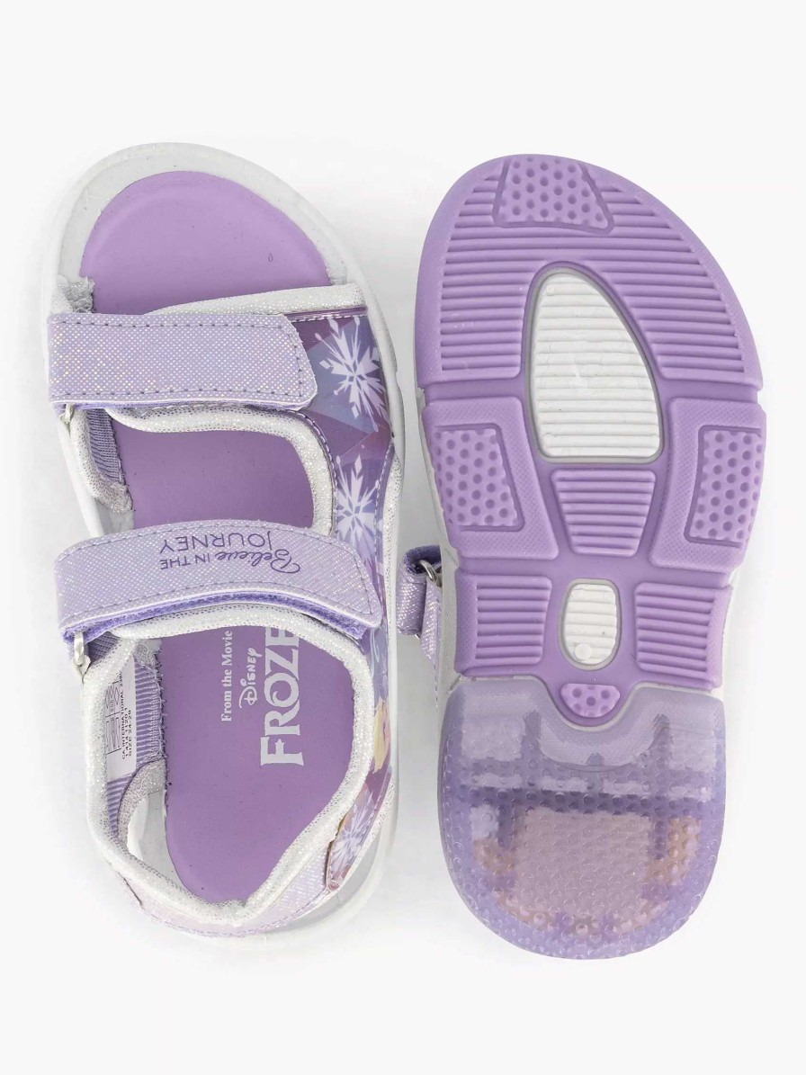 Boys' Shoes | Disney Frozen Lilac Sandal Frowning