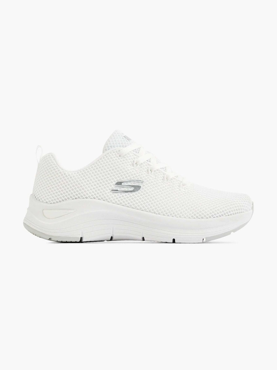 Sneakers | Skechers White Arch Comfort - Natural Flutter