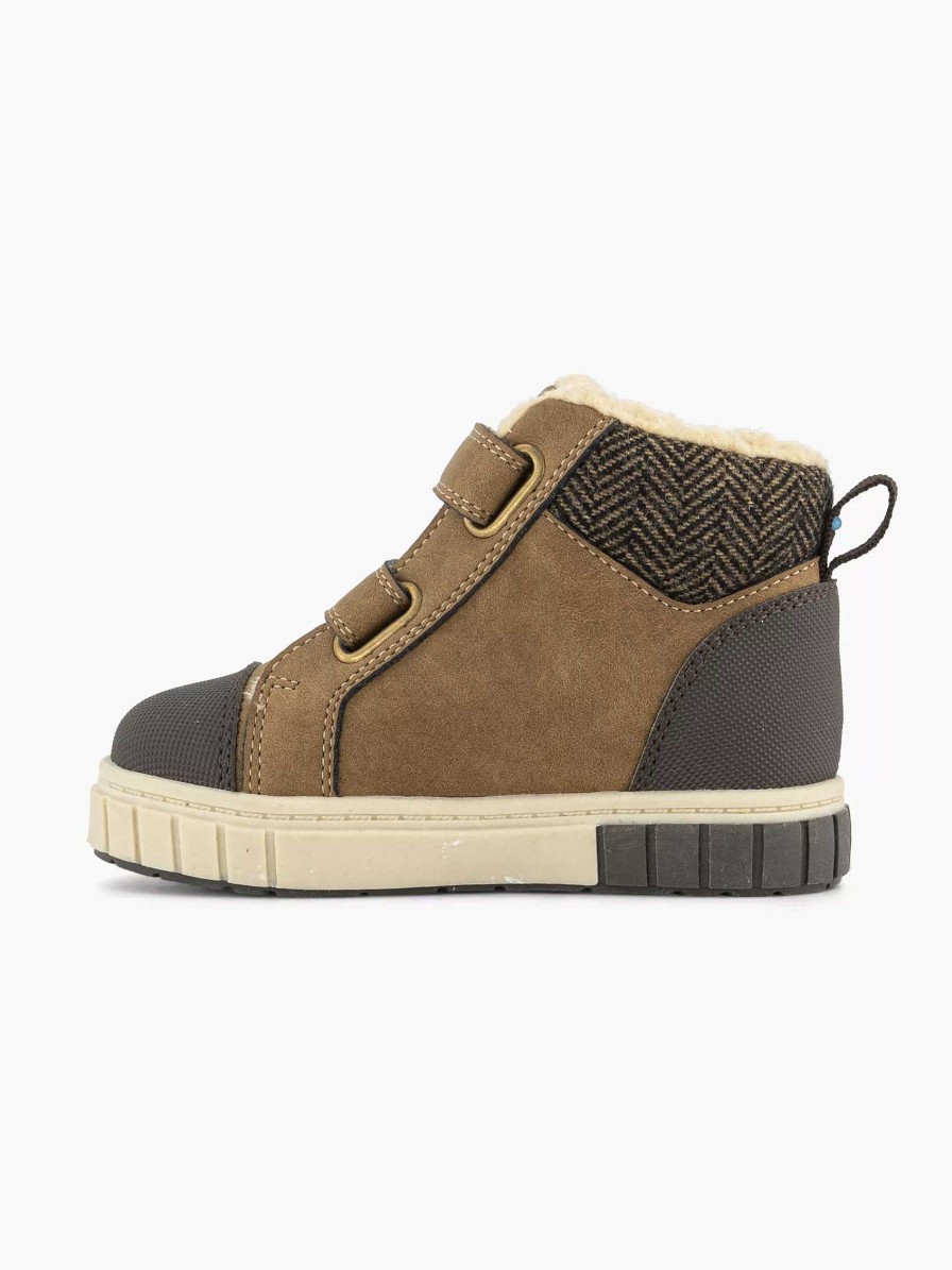 Boys' Shoes | Vty Brown High Sneaker