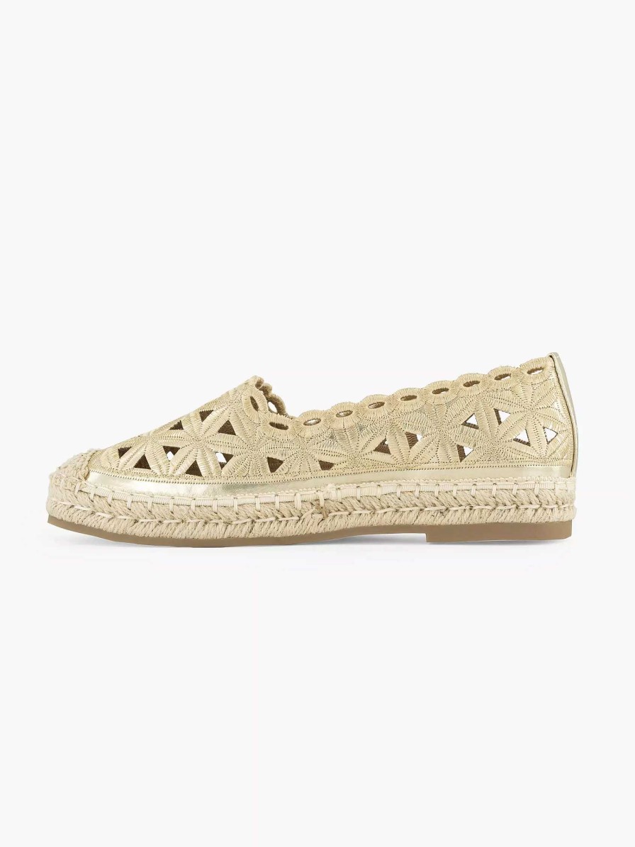 Loafers | Graceland Golden Espadrille