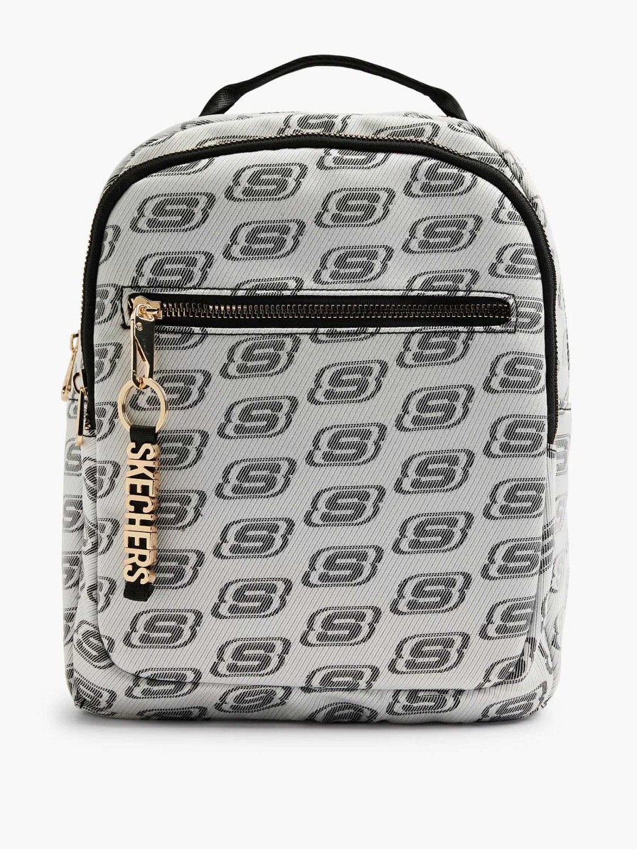 Online Exclusive Accessories | Skechers White Backpack