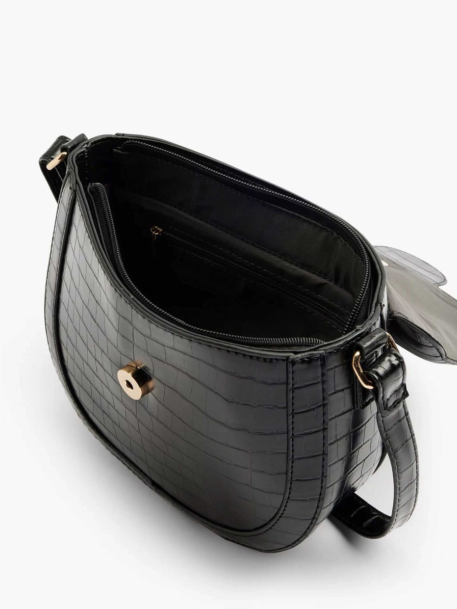 Online Exclusive Accessories | Graceland Black Shoulder Bag Decorative Buckle