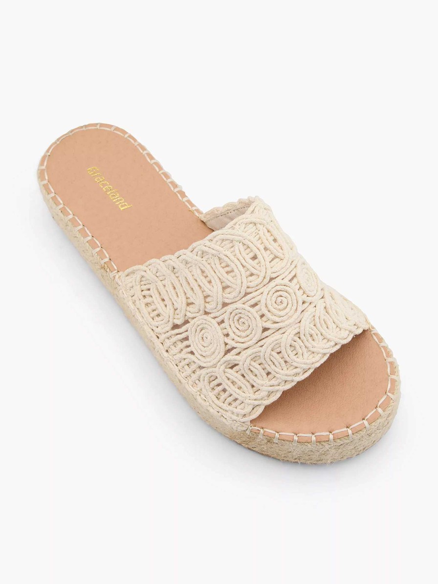 Flip Flops | Graceland Cream Platform Slipper