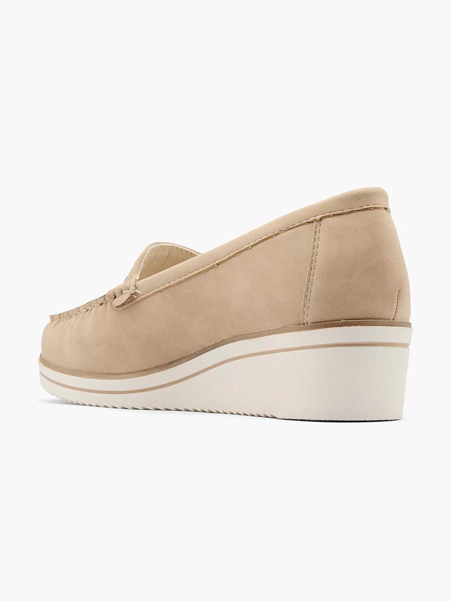 Comfort Shoes | Easy Street Beige Comfort Slip-On