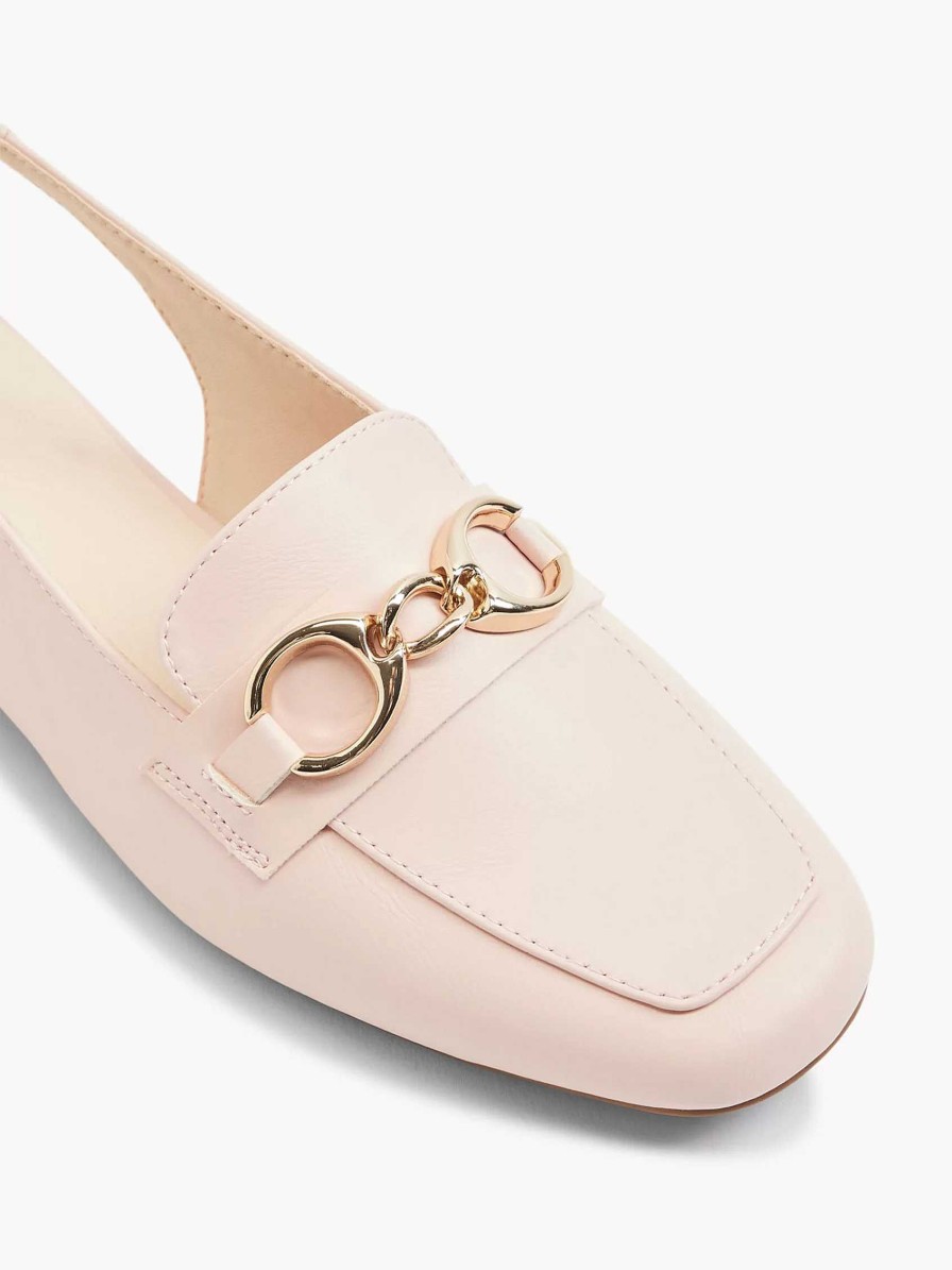 Pumps | Graceland Pink Slingback Decorative Necklace