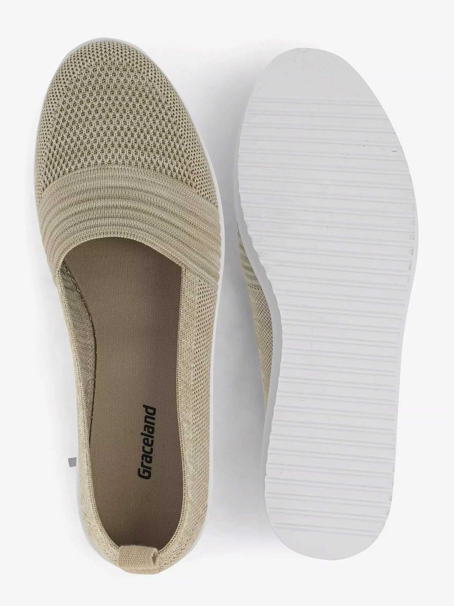 Loafers | Graceland Beige Slip-On