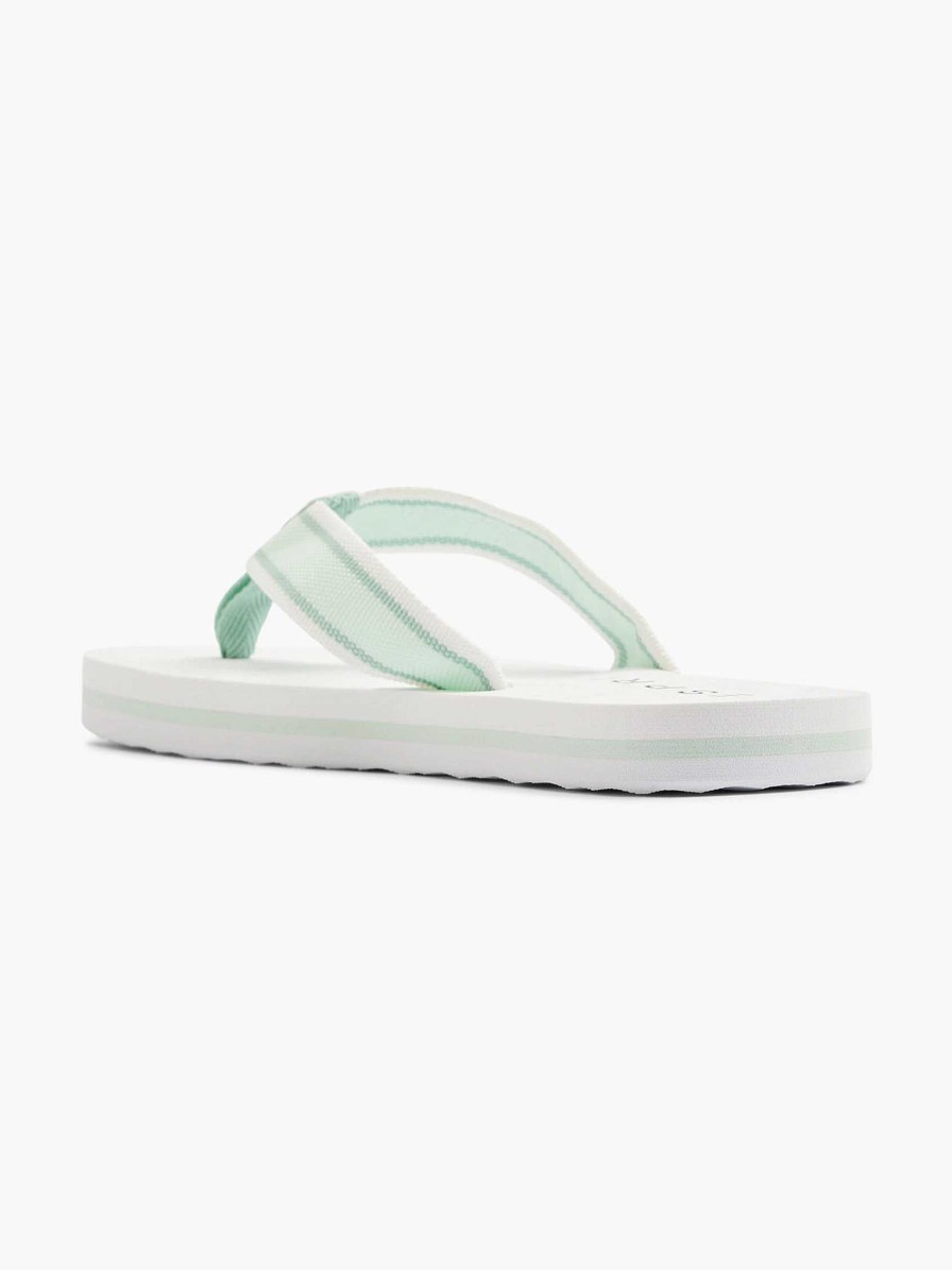 Sandals | Esprit Mint Green Flip-Flops