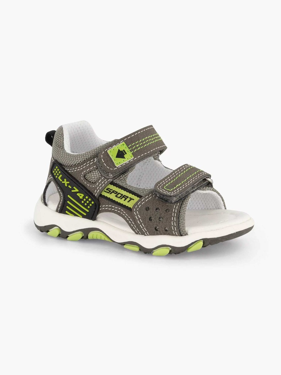 Boys' Shoes | Bobbi-Shoes Gray Sandal