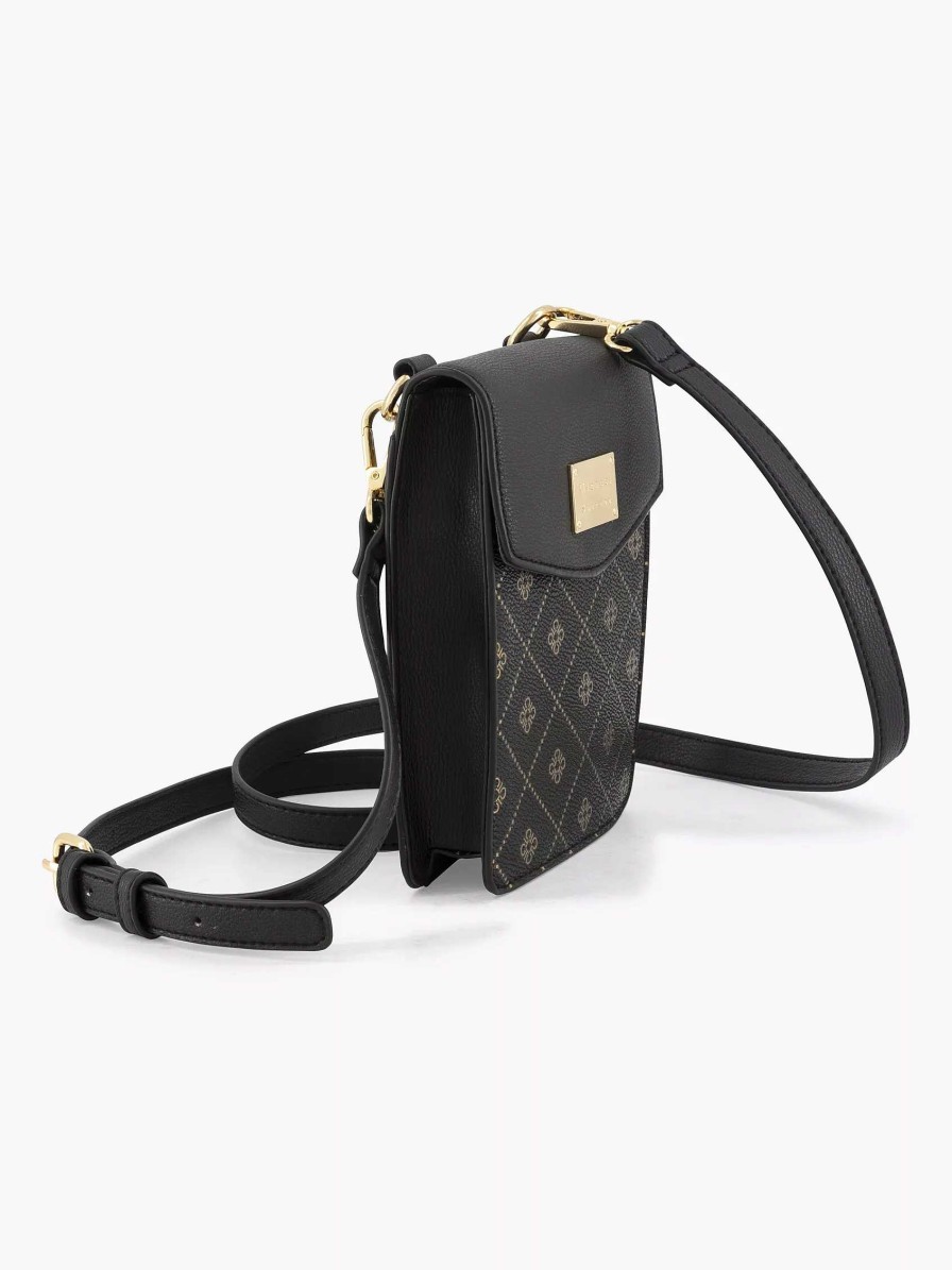 Online Exclusive Accessories | Michael Shannon Black Phone Bag Print