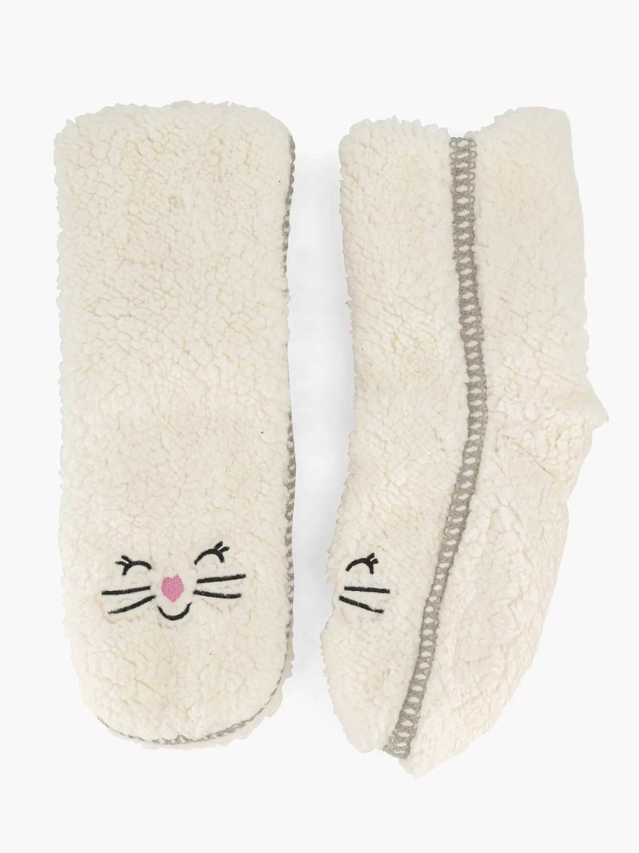 Socks | vanHaren Beige House Sock Teddy