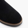 Comfort Shoes | Medicus Black Suede Comfort Ankle Boot Lined