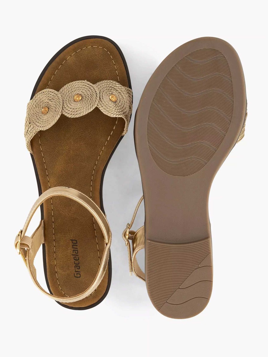 Sandals | Graceland Golden Sandal