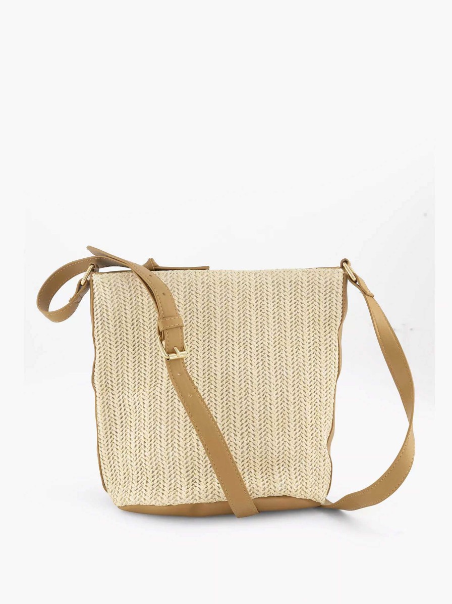 Online Exclusive Accessories | Graceland Beige Shoulder Bag Braided