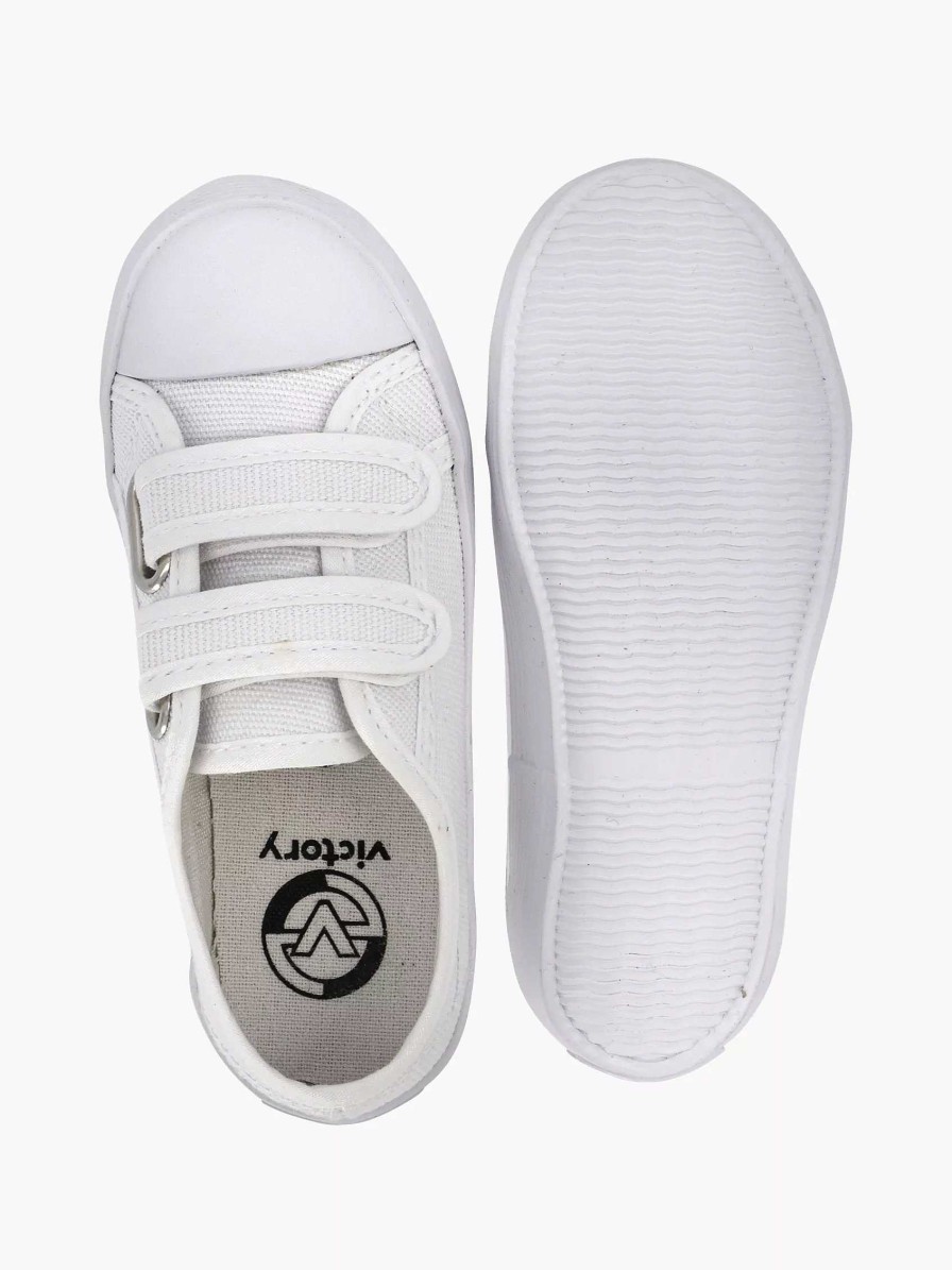 Baby Shoes | Vty White Gym Shoe Velcro