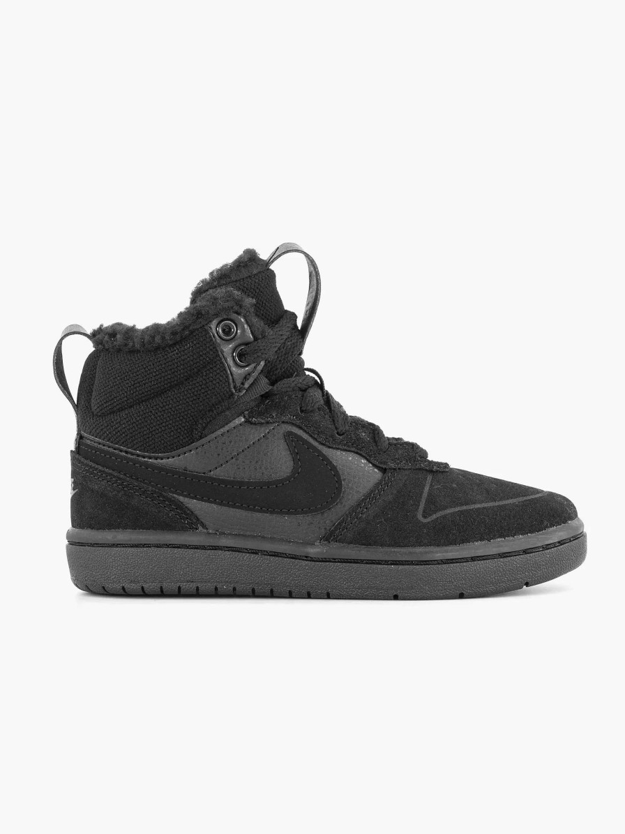 Baby Shoes | Nike Black Court Borough Mid 2