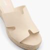 Flip Flops | Graceland Beige Slipper Wedge Heel