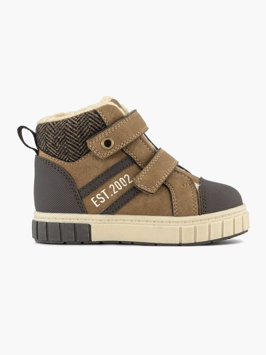 Boys' Shoes | Vty Brown High Sneaker