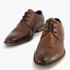 Dress Shoes | Bugatti Cognac Leather Lace-Up Shoe