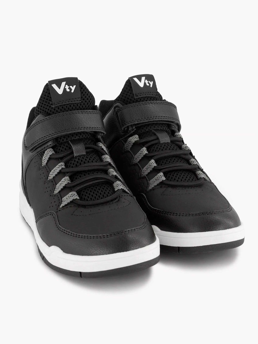 Boys' Shoes | Vty Black Sneaker