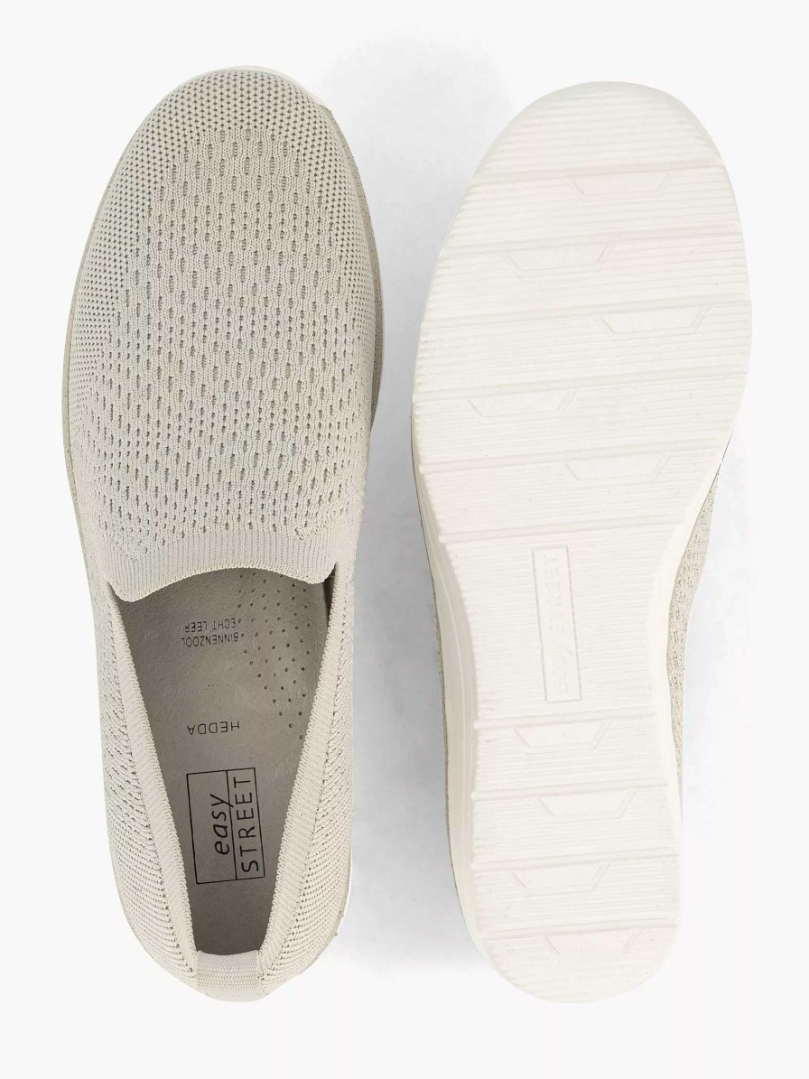 Comfort Shoes | Easy Street Beige Comfort Slip-On