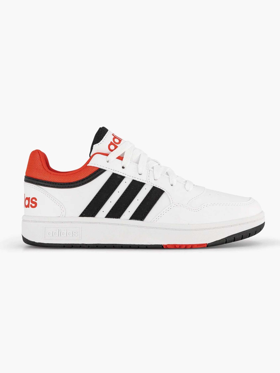 Boys' Shoes | adidas White Hoops 3.0 K