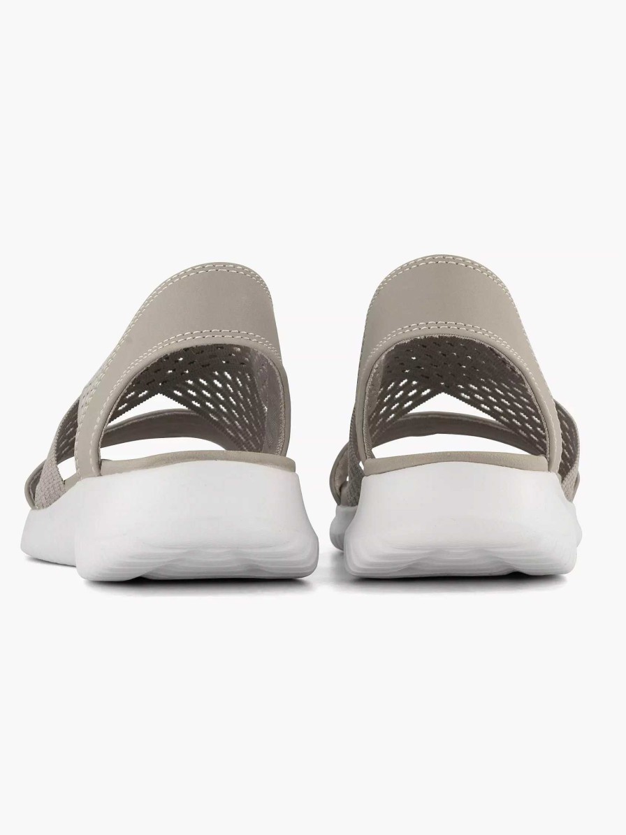 Sandals | Skechers Gray Sandals Neon Star