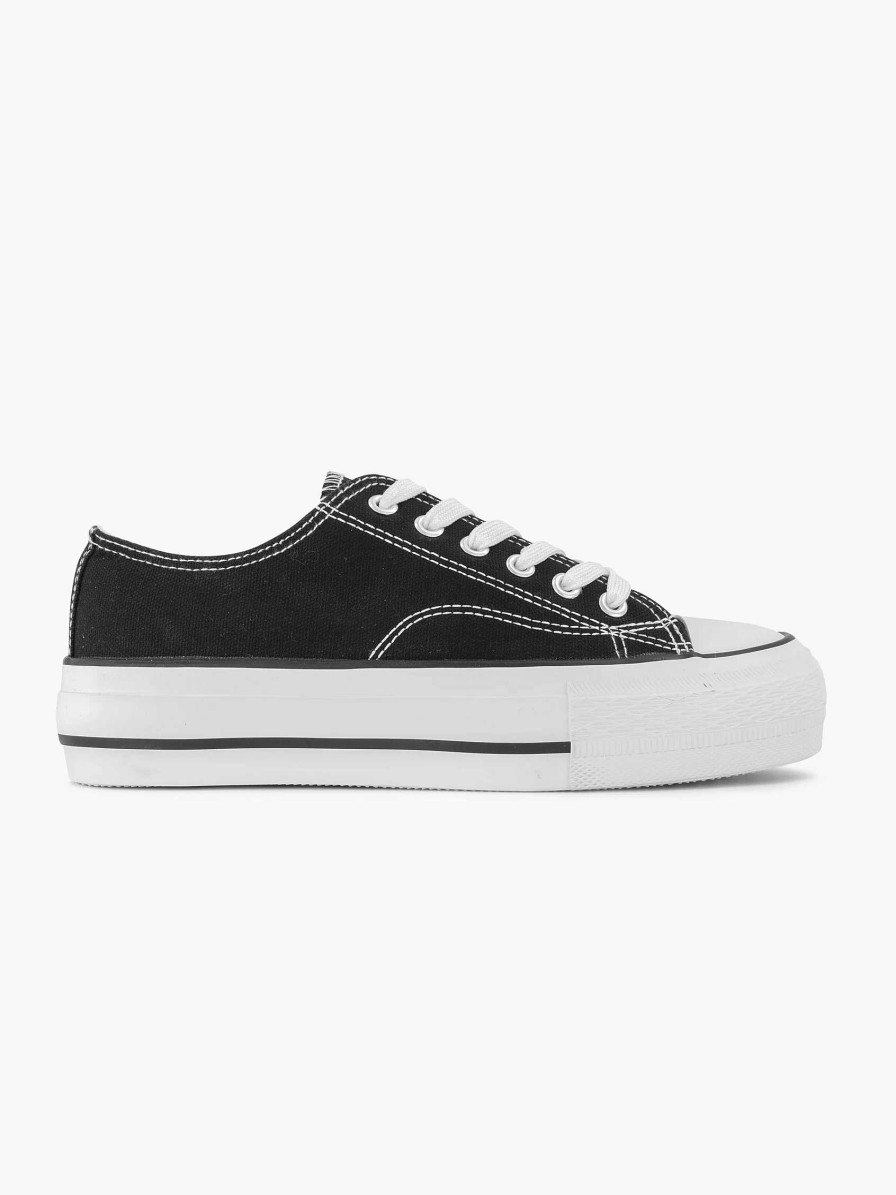 Sneakers | Graceland Black Canvas Sneaker