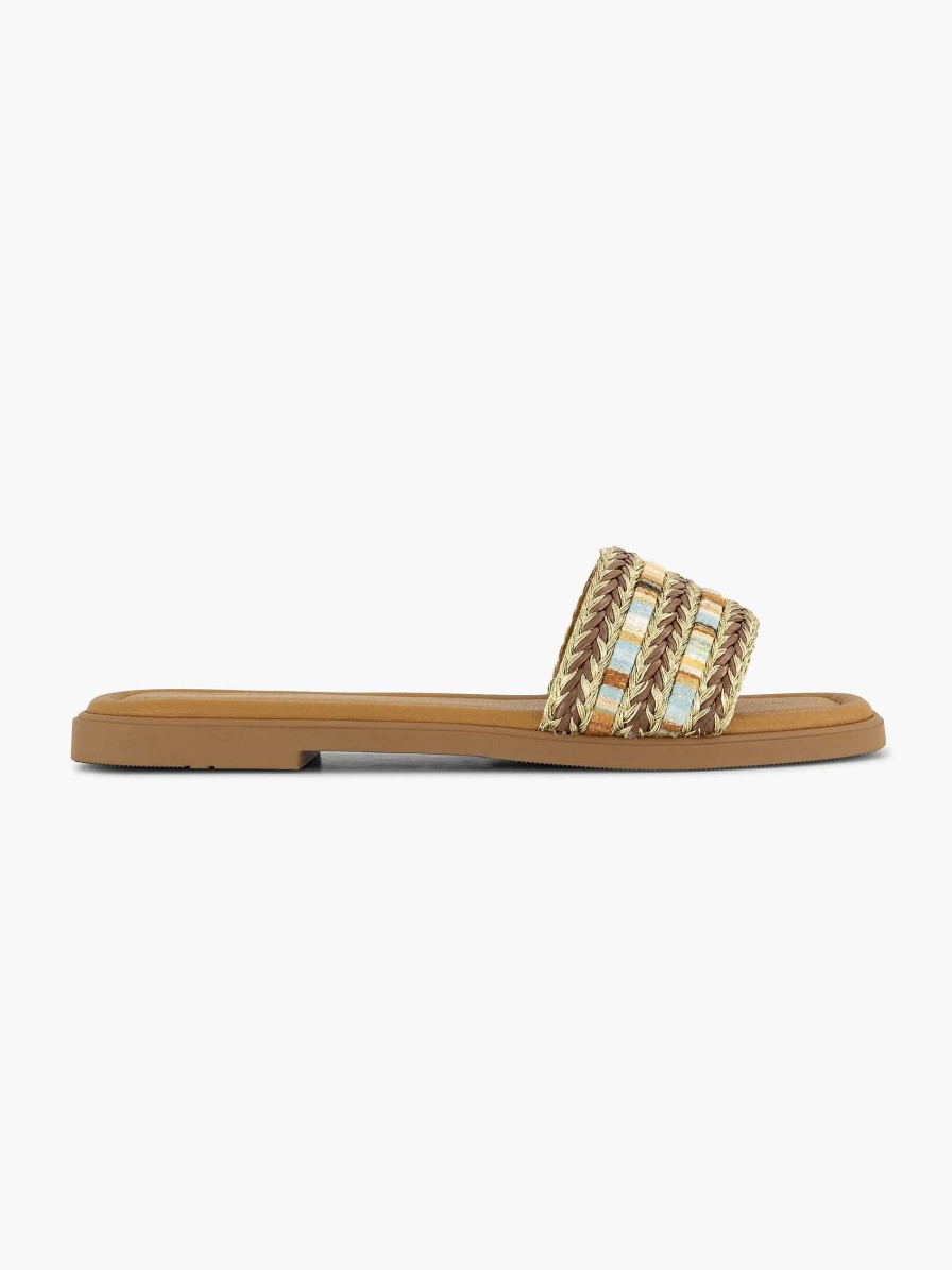 Flip Flops | Graceland Brown Slipper