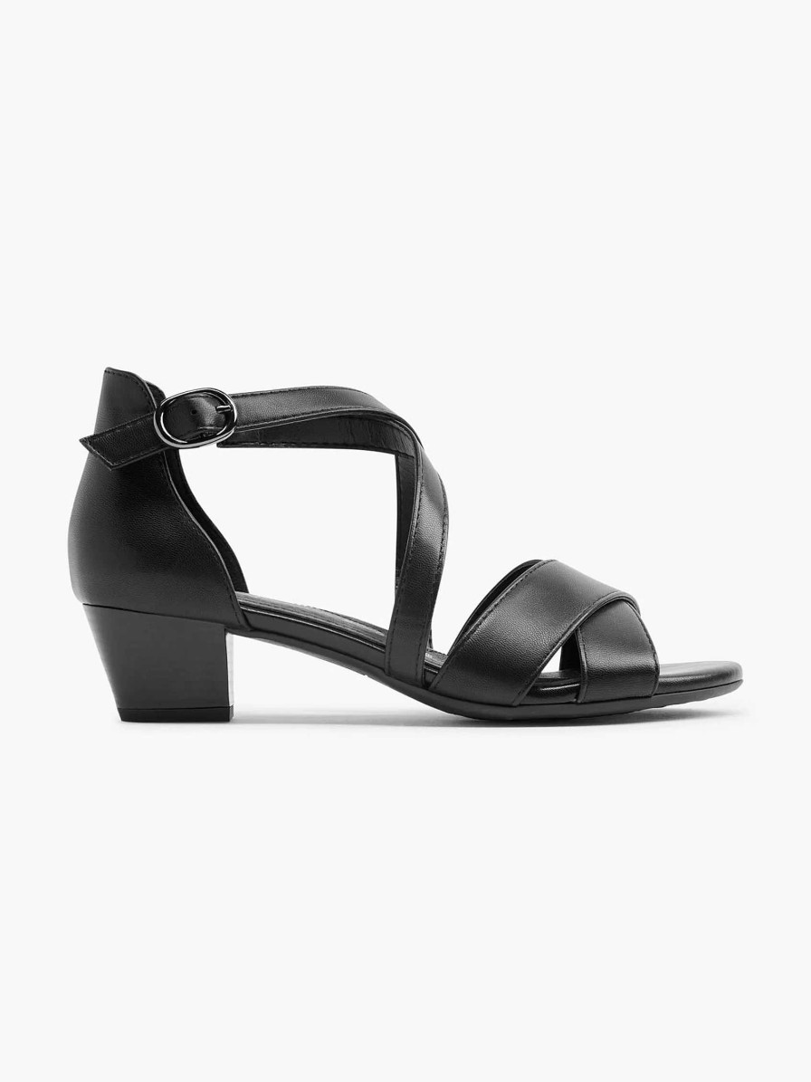 Comfort Shoes | Easy Street Black Sandalette