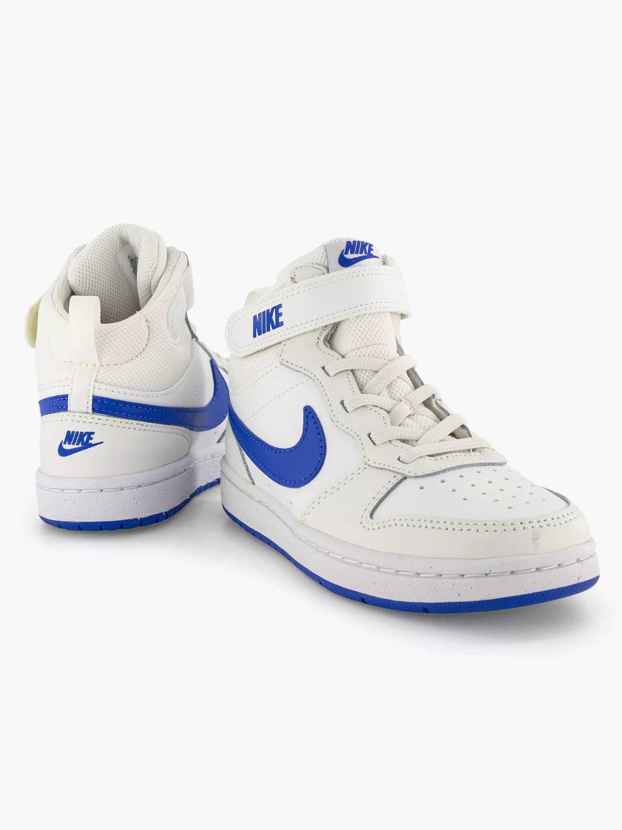 Boys' Shoes | Nike White Court Borough Mid