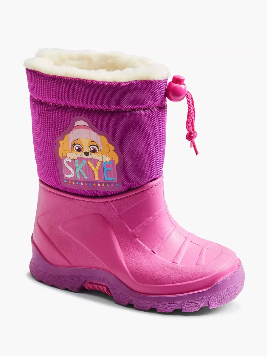 Baby Shoes | PAW Patrol Pink Paw Patrol Lined Rain Boot