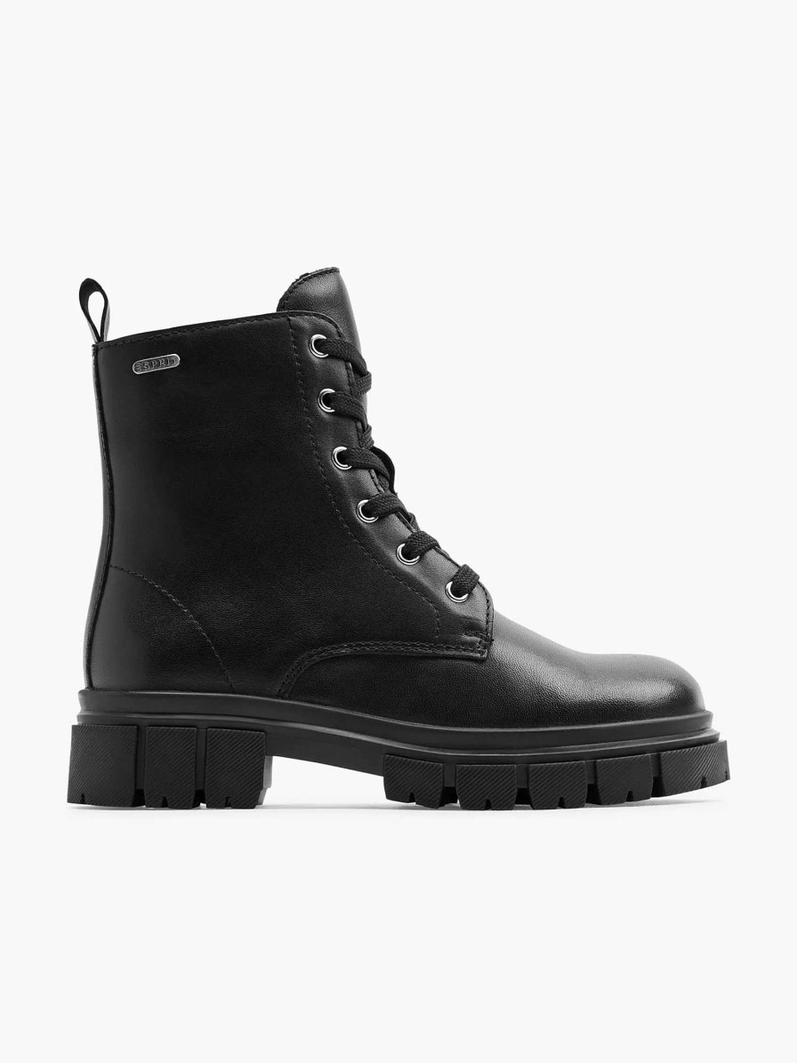 Boys' Shoes | Esprit Black Lace Boot