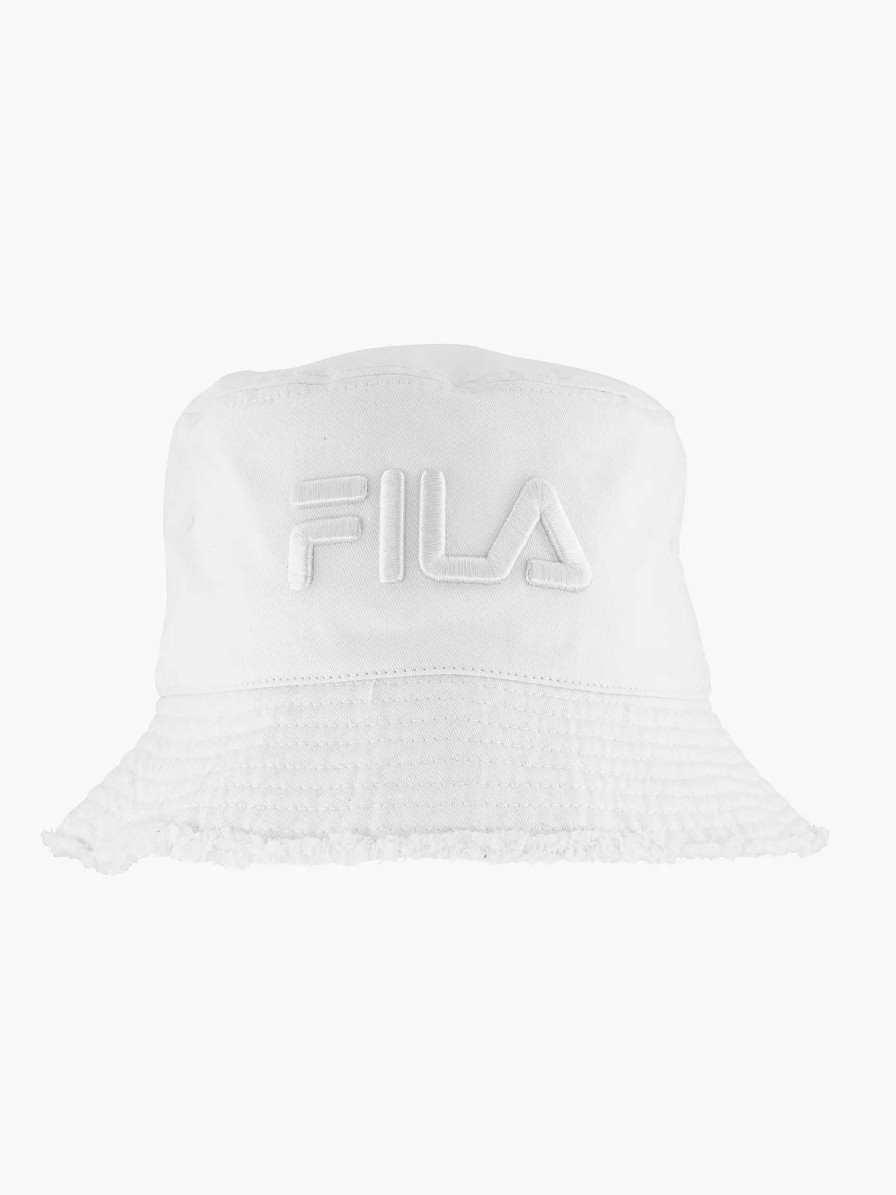 Online Exclusive Accessories | FILA White Fila Bucket Hat Mit