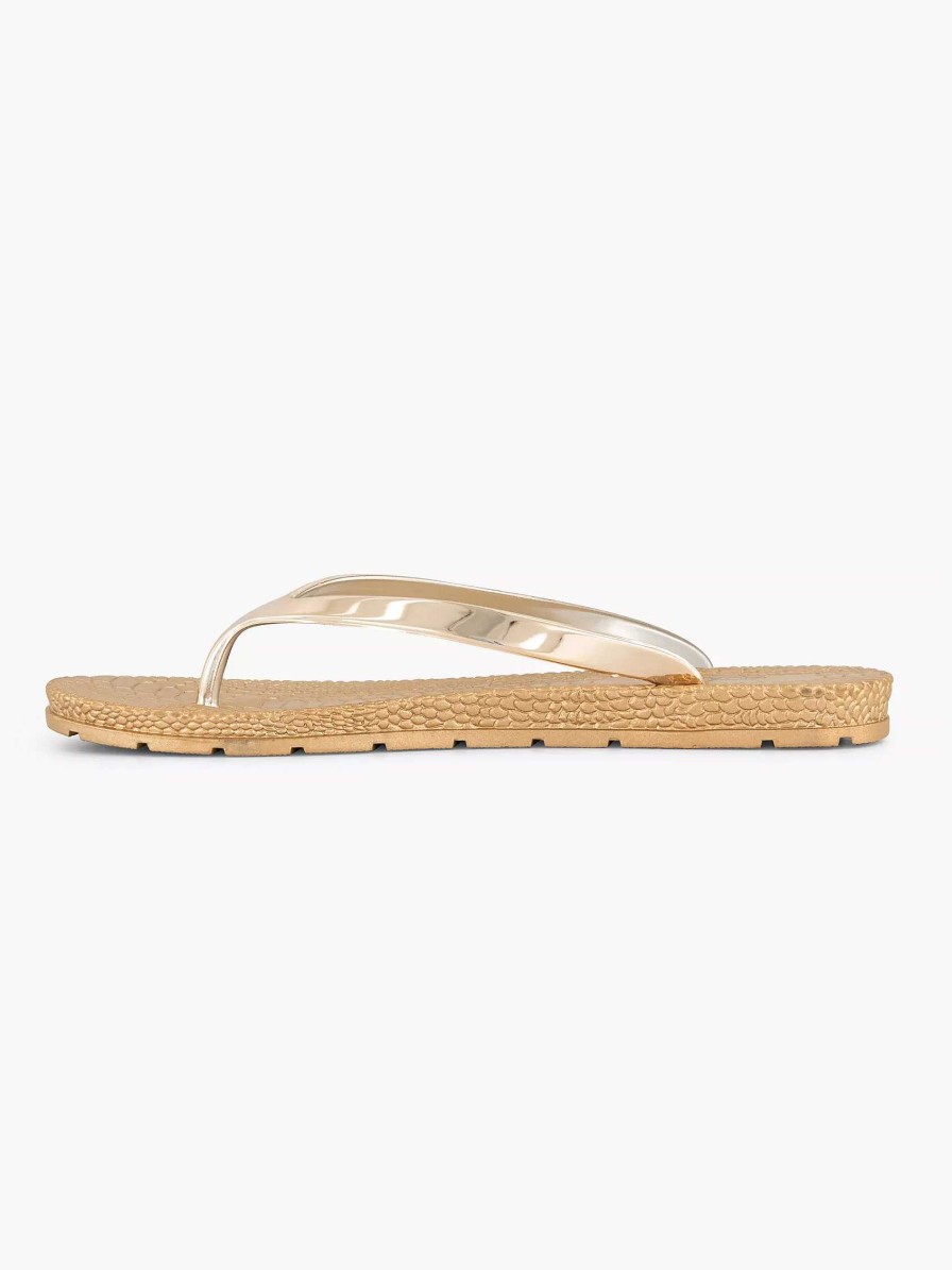 Flip Flops | Blue Fin Golden Flip-Flops