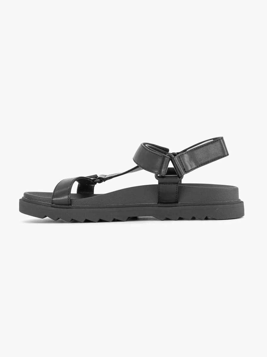 Sandals | Oxmox Black Chunky Sandal