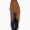 Dress Shoes | Bugatti Cognac Leather Lace Shoes