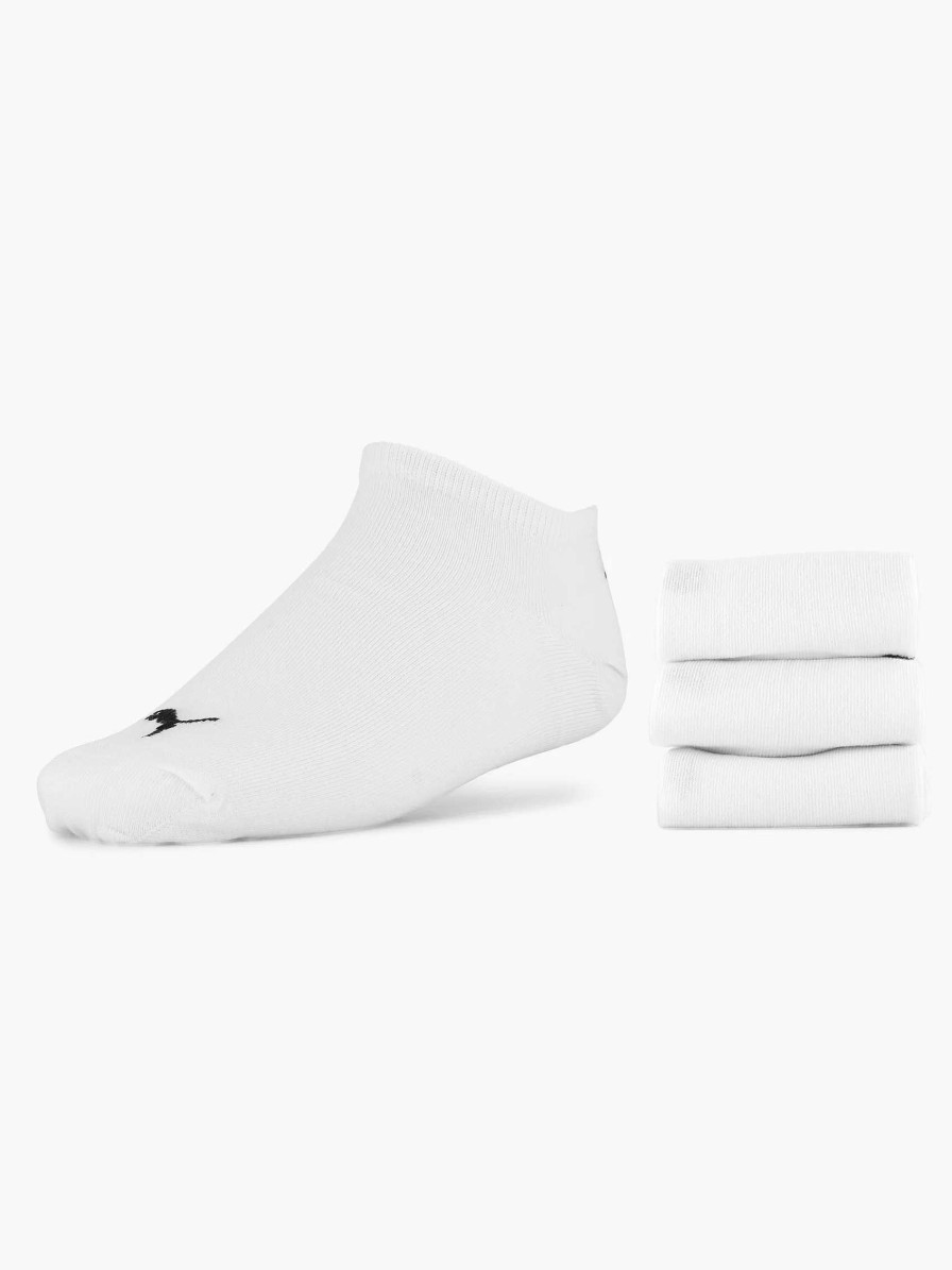 Socks | Puma White Puma Sneaker Plain 3 Pack 39-42