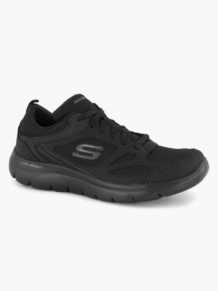 Sneakers | Skechers Black Sneaker Memory Foam